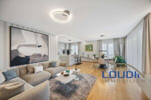 Wohn/Esszimmer mit offener Küche