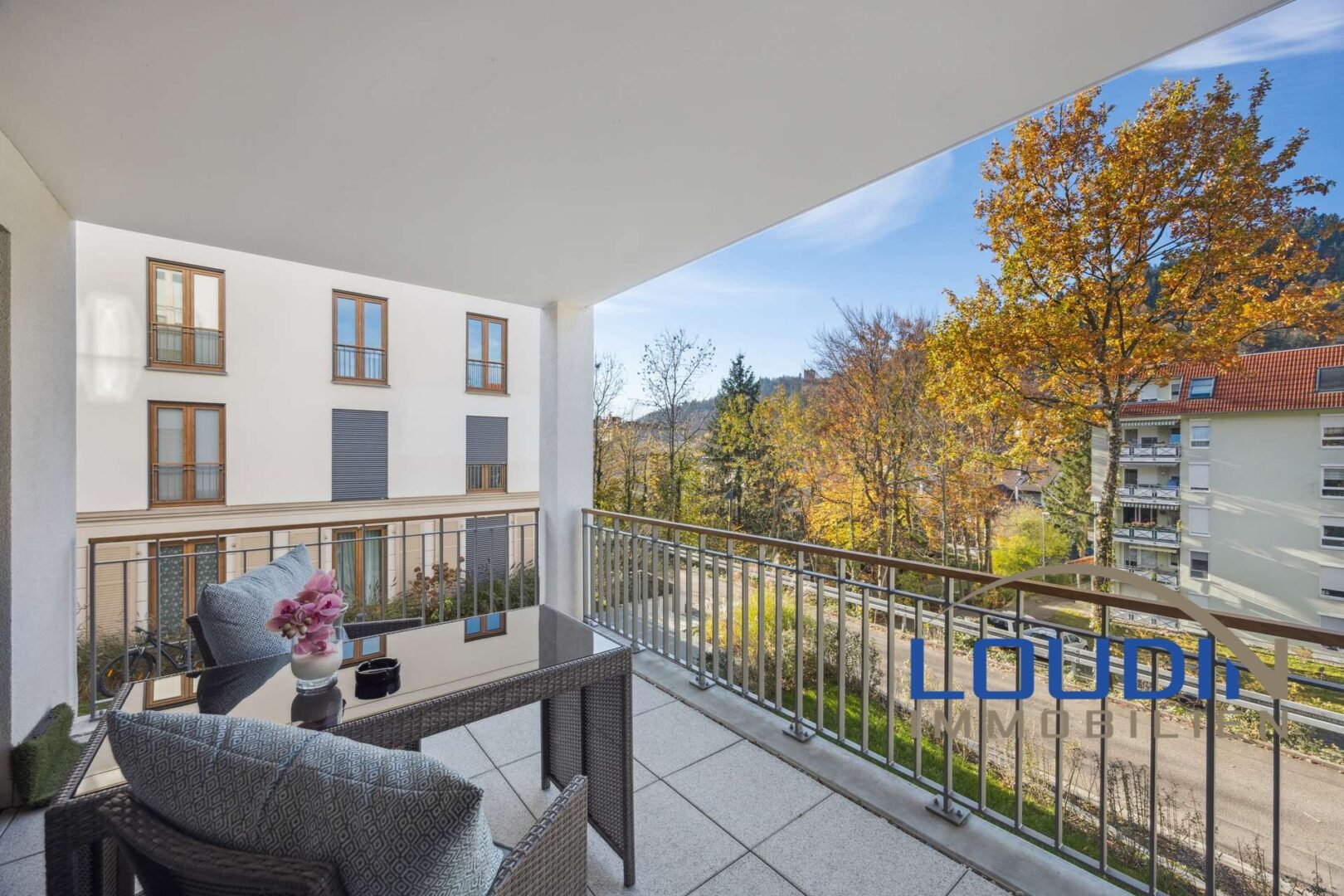 Großzügiger Balkon