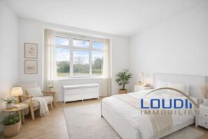 Schlafzimmer - digitales Staging