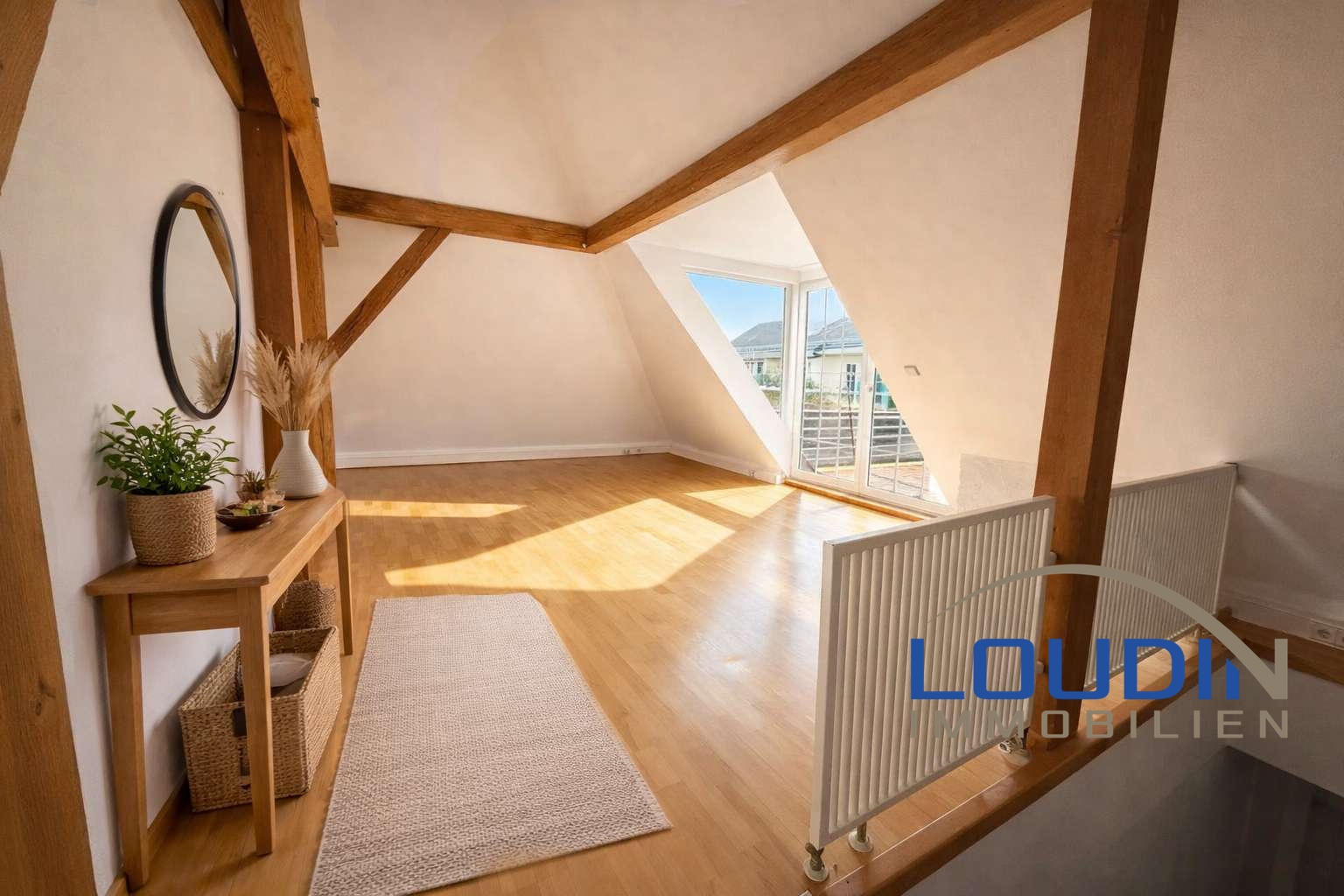 Wohnzimmer mit Terrasse