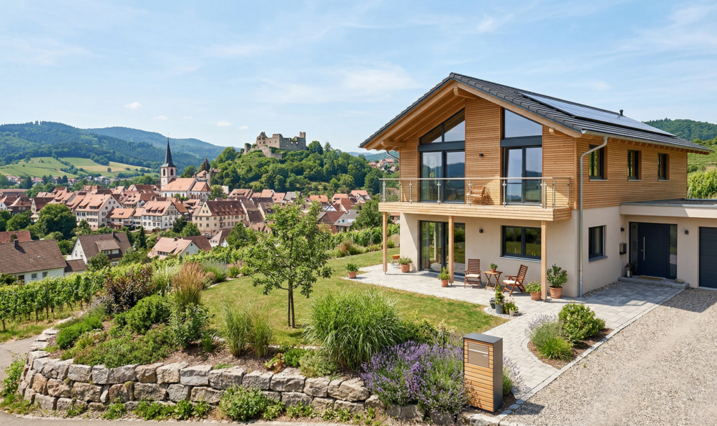 Einfamilienhaus mit Bergpanorama in Staufen