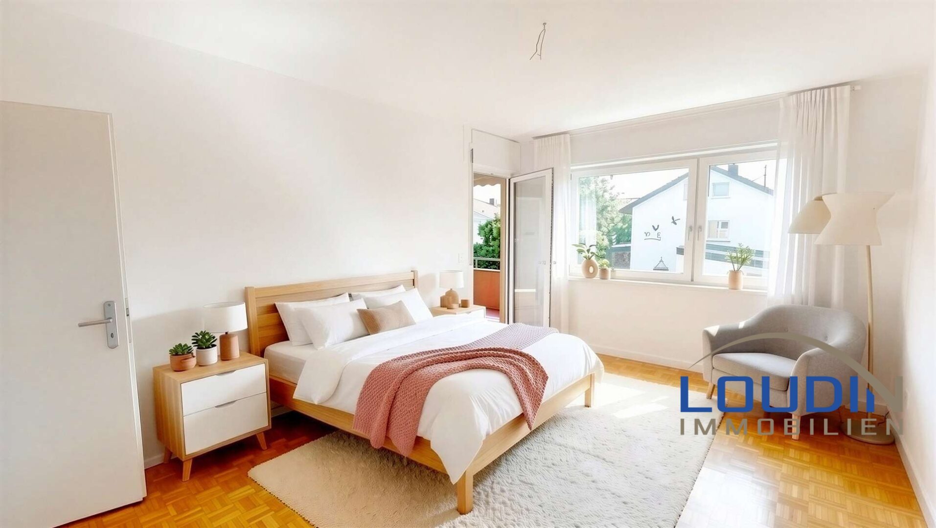 Schlafzimmer - Virtuelles Staging