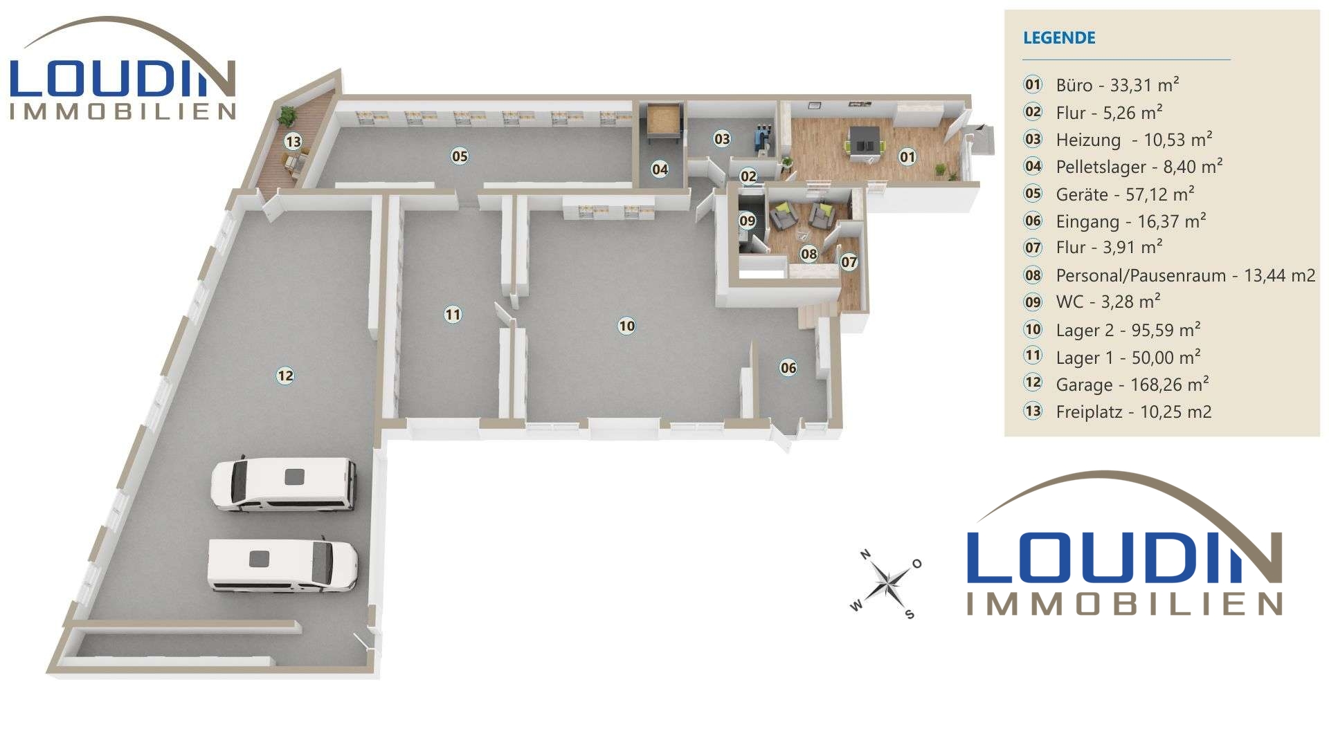 3D-Grundriss Gewerbe