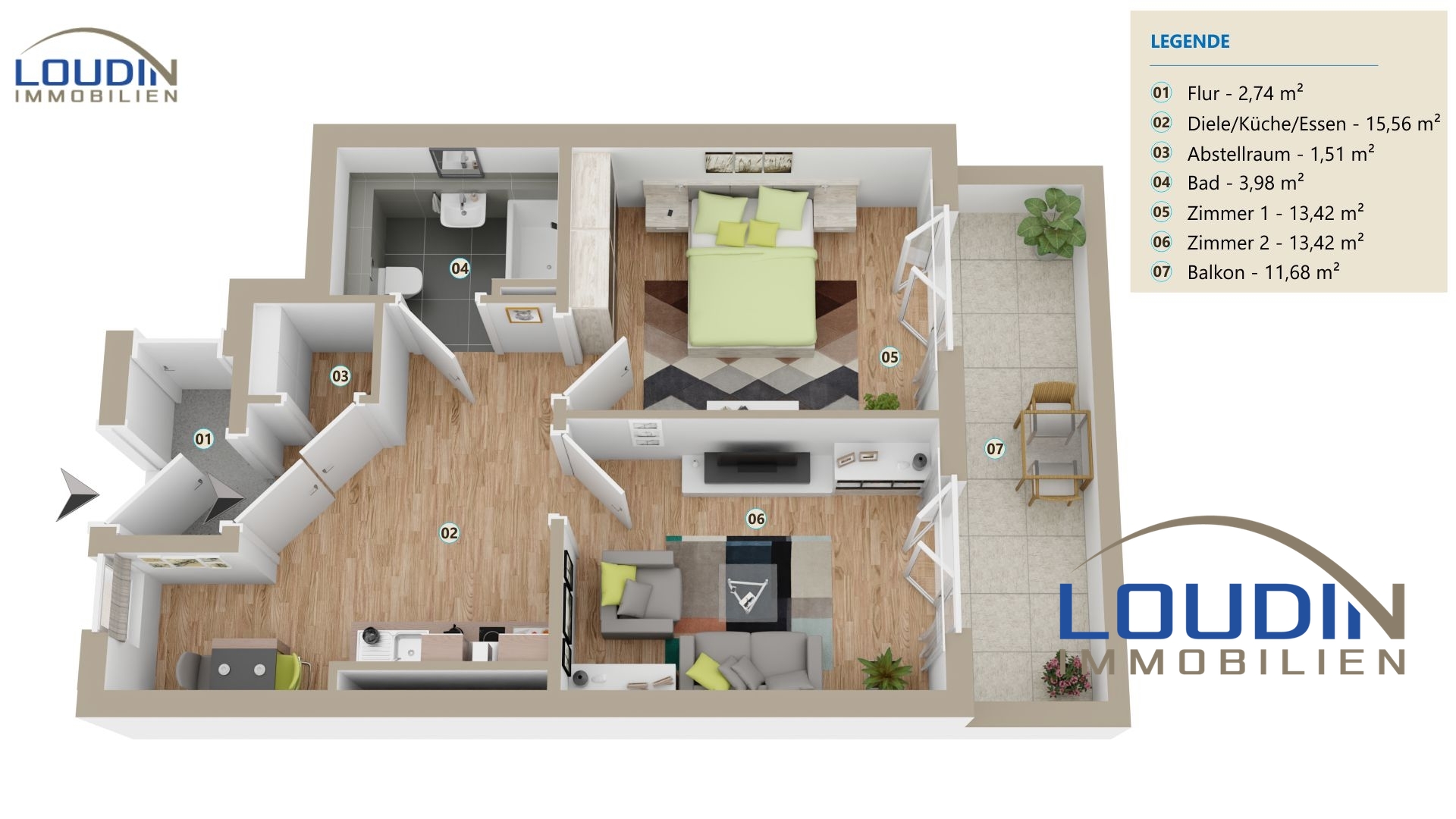 3D-Grundriss