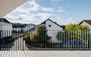 Blick vom Balkon