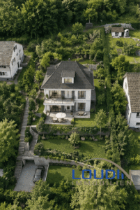 Beispielhafte Illustration eines neuen Hauses