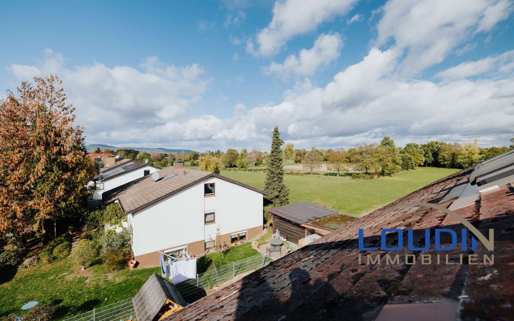Ausblick vom Schlafzimmer